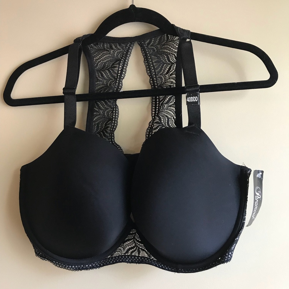 Paramour Carolina lace open back bra 40DDD